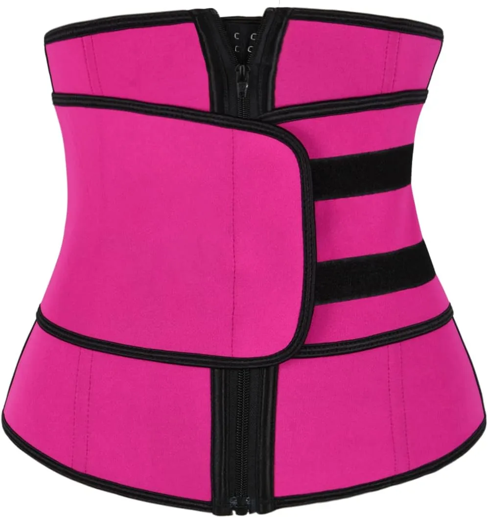 coastal rose Sweat Waist Trainer for Women Waist Cincher Tummy Control Waist Shaper Workout Slim Belly Band