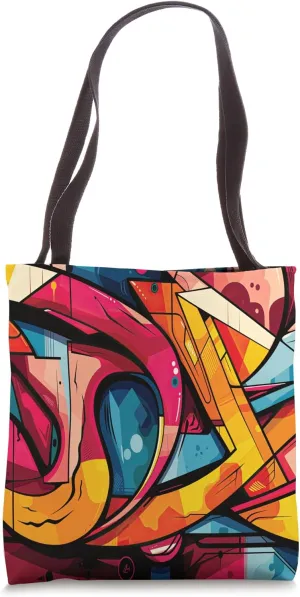 Colorful Artwork | Graffiti Style Design Tote Bag