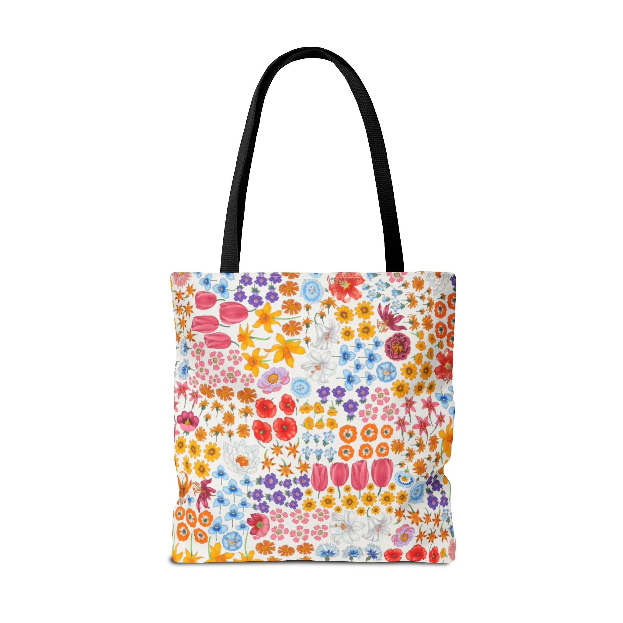 Colorful Floral Tote Bag for Everyday Use "Flora" Design!