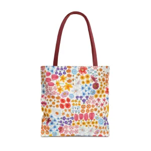 Colorful Floral Tote Bag for Everyday Use "Flora" Design!