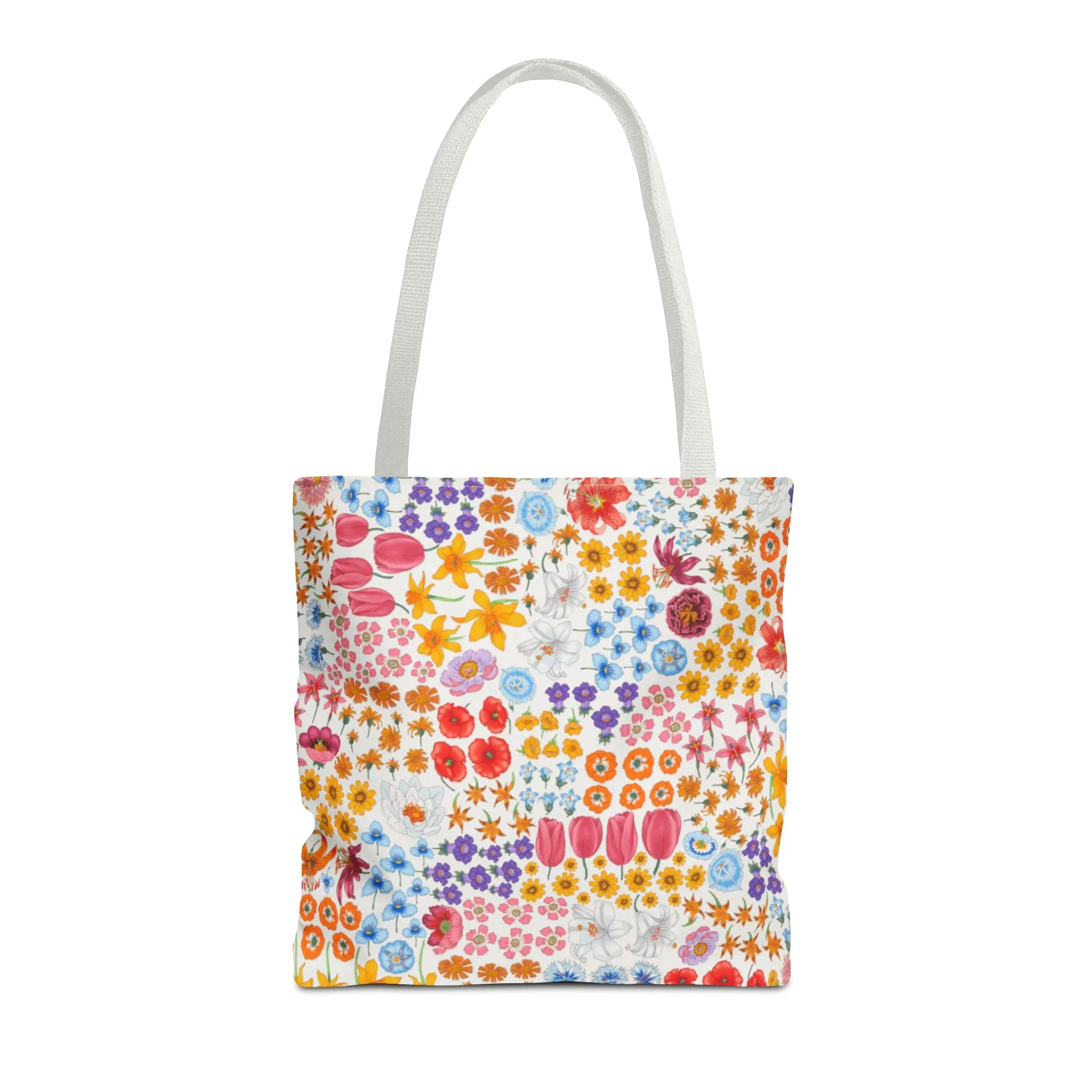 Colorful Floral Tote Bag for Everyday Use "Flora" Design!