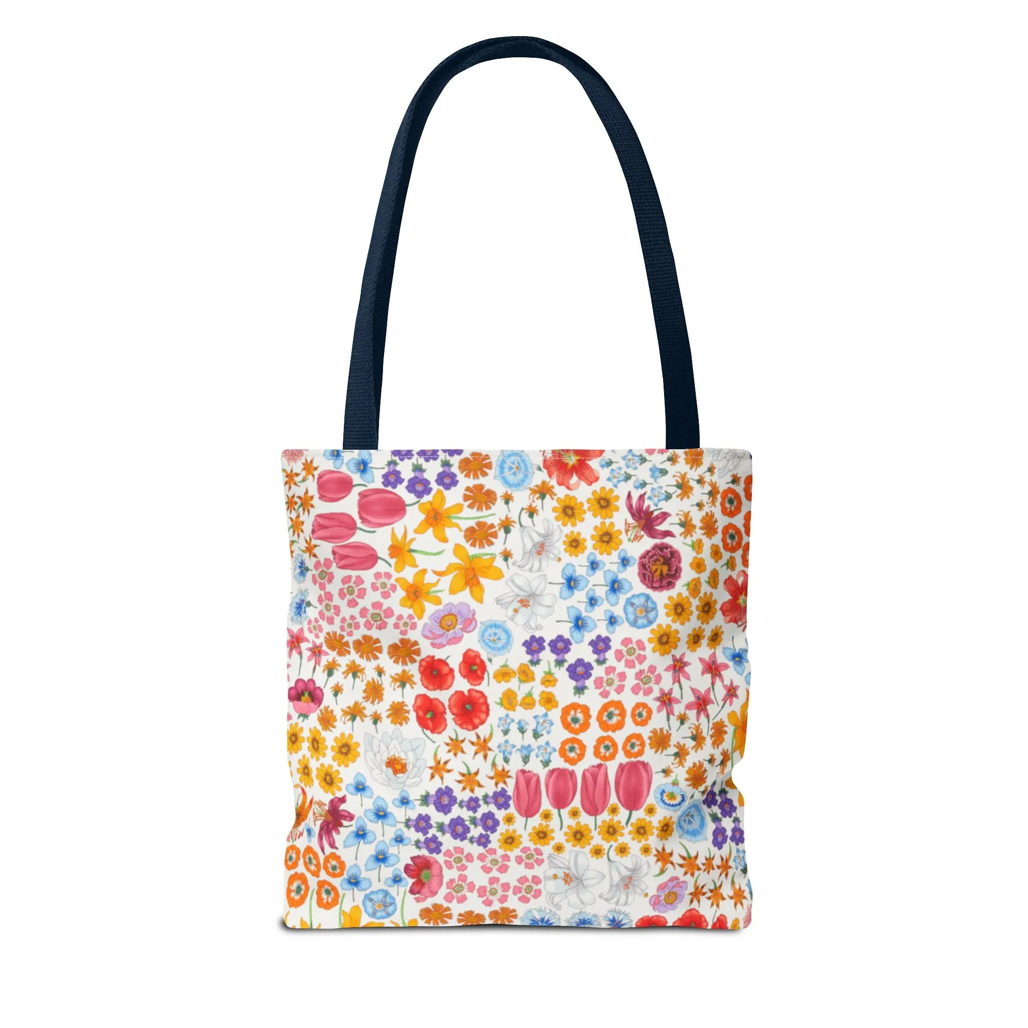 Colorful Floral Tote Bag for Everyday Use "Flora" Design!