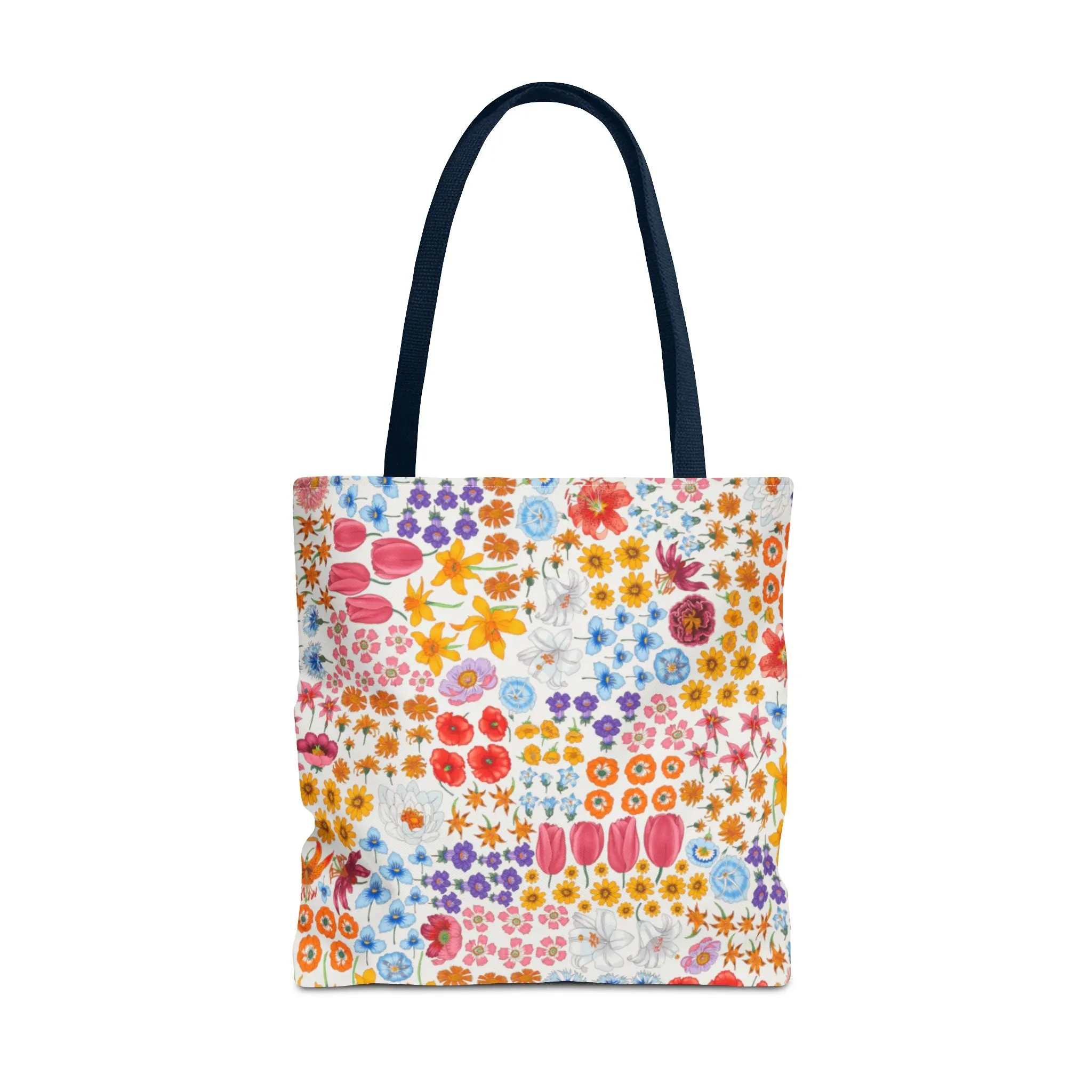 Colorful Floral Tote Bag for Everyday Use "Flora" Design!