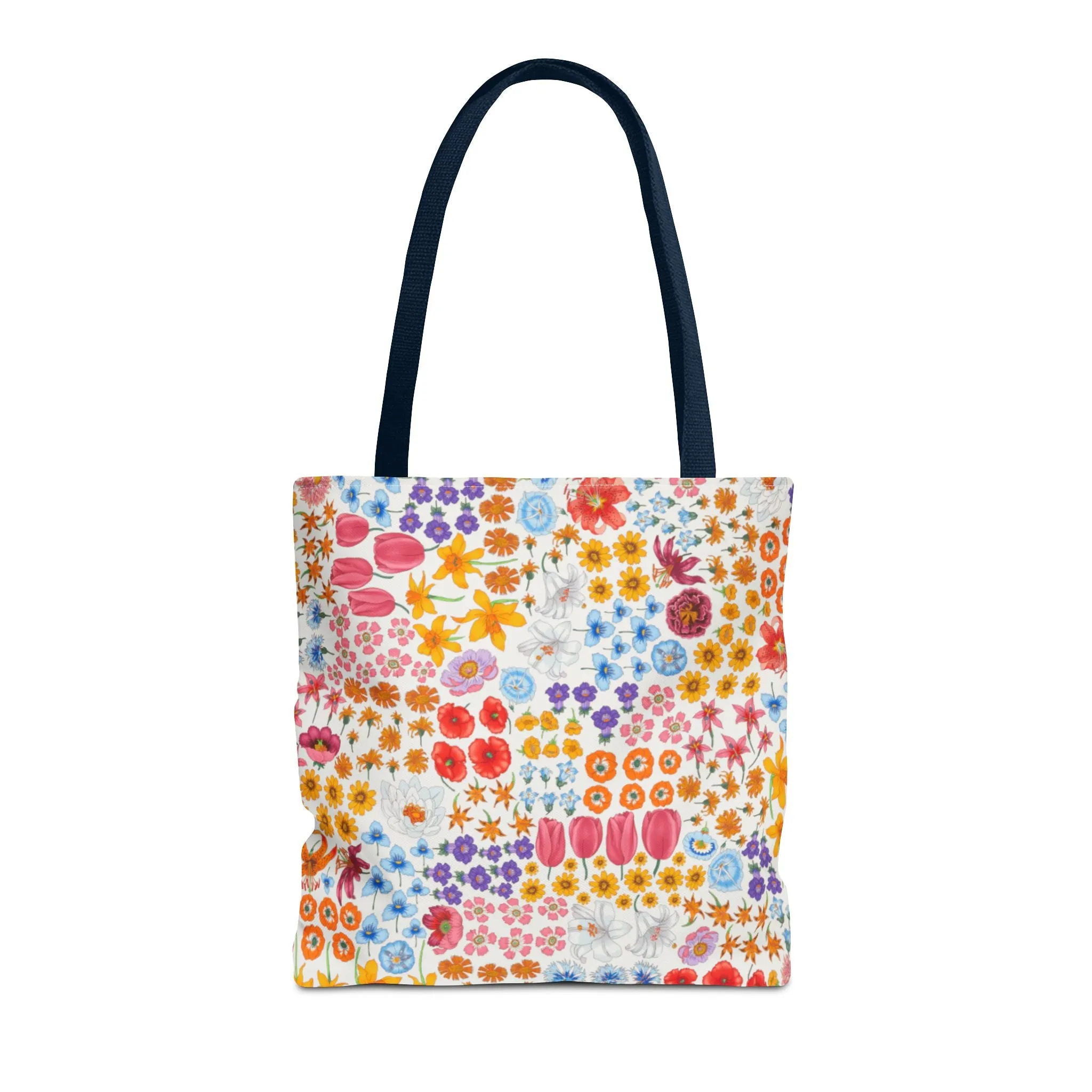 Colorful Floral Tote Bag for Everyday Use "Flora" Design!
