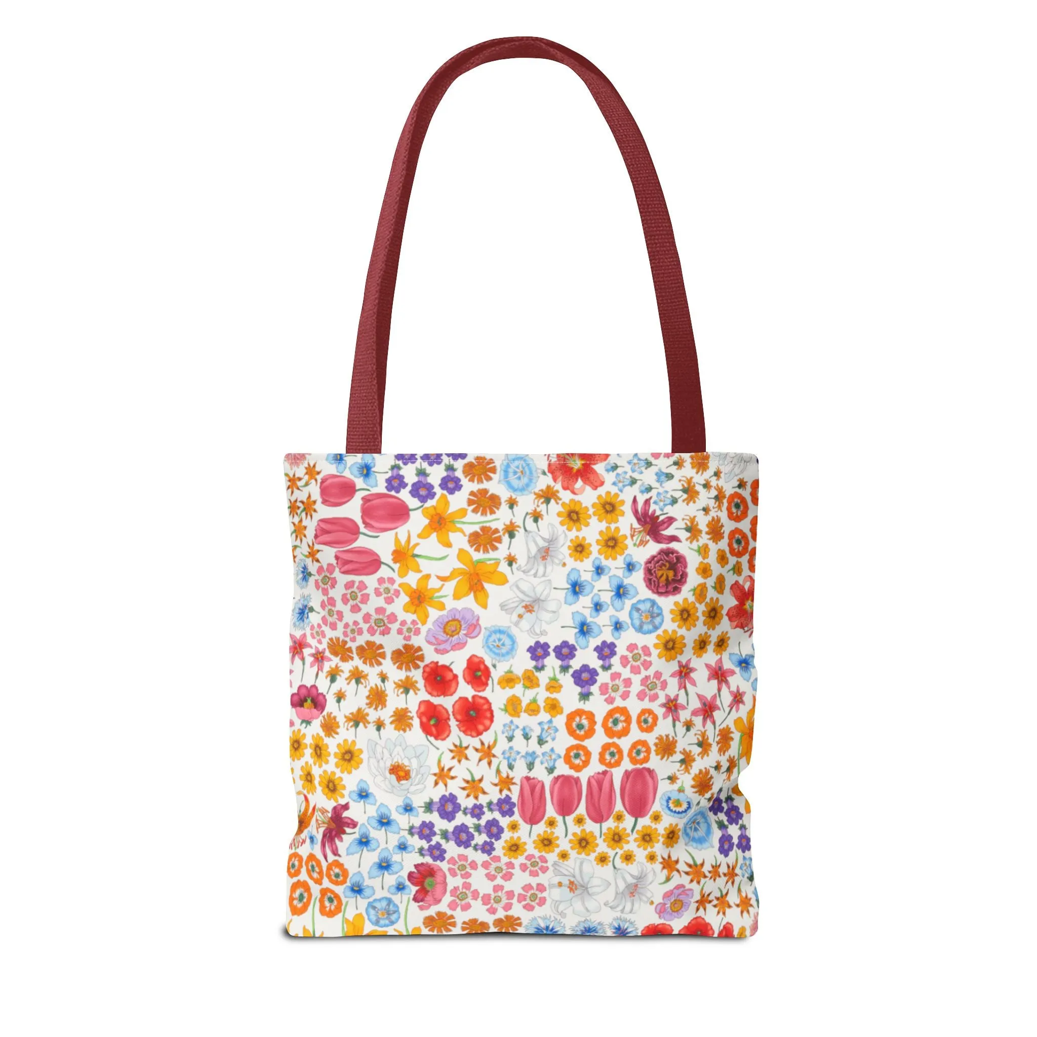 Colorful Floral Tote Bag for Everyday Use "Flora" Design!