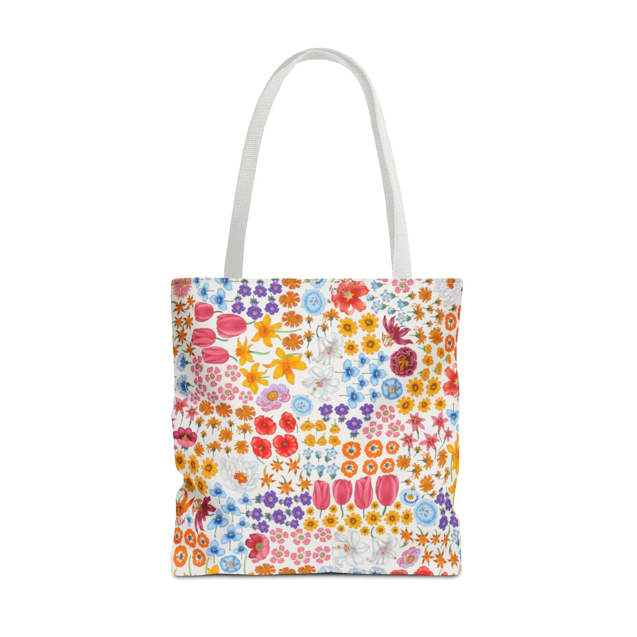 Colorful Floral Tote Bag for Everyday Use "Flora" Design!