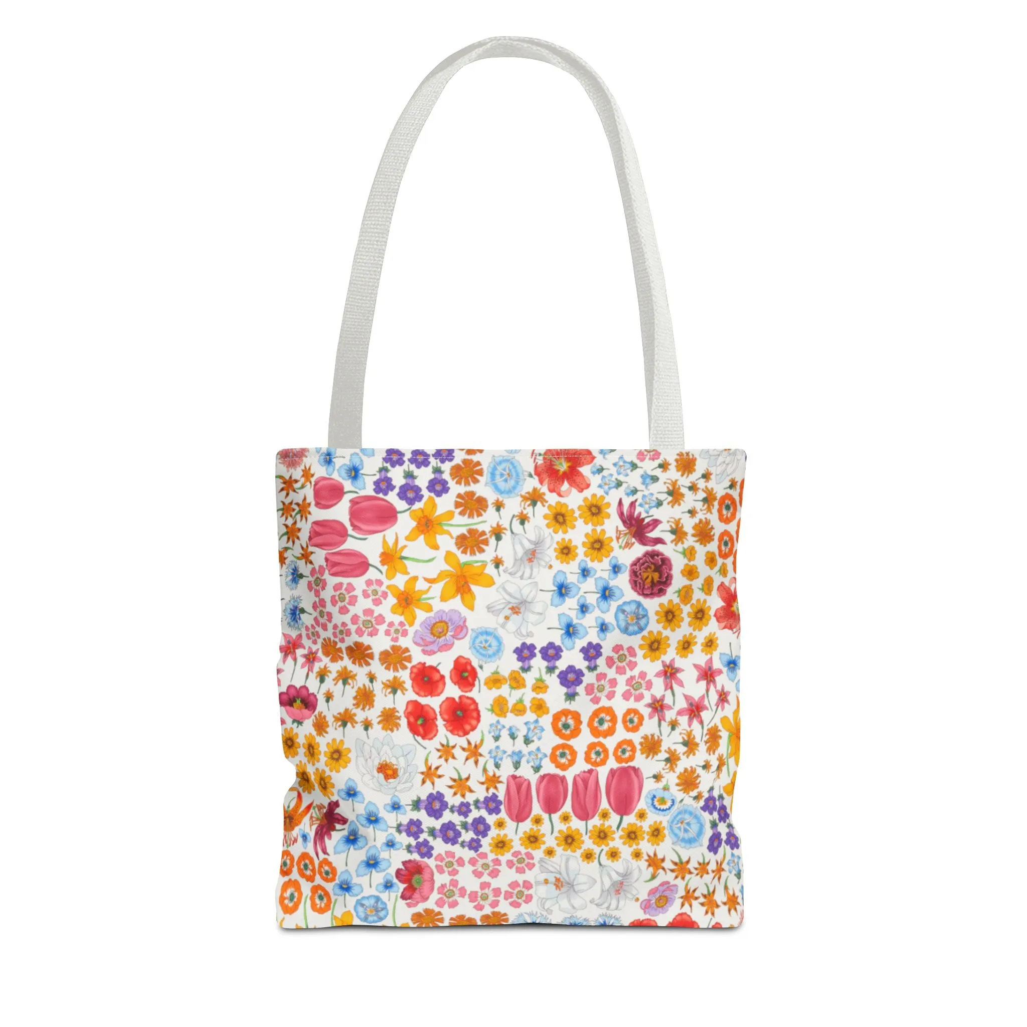Colorful Floral Tote Bag for Everyday Use "Flora" Design!
