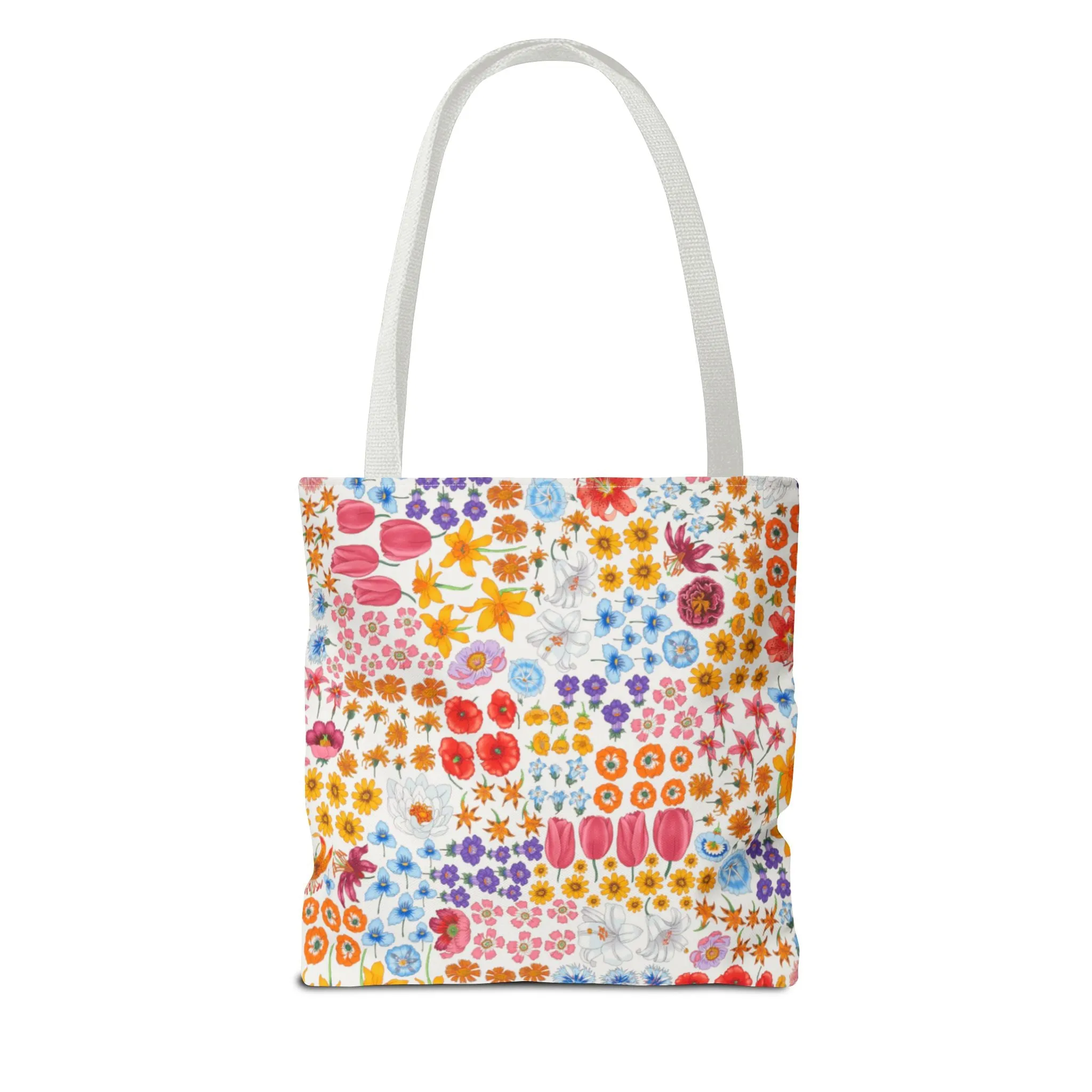Colorful Floral Tote Bag for Everyday Use "Flora" Design!