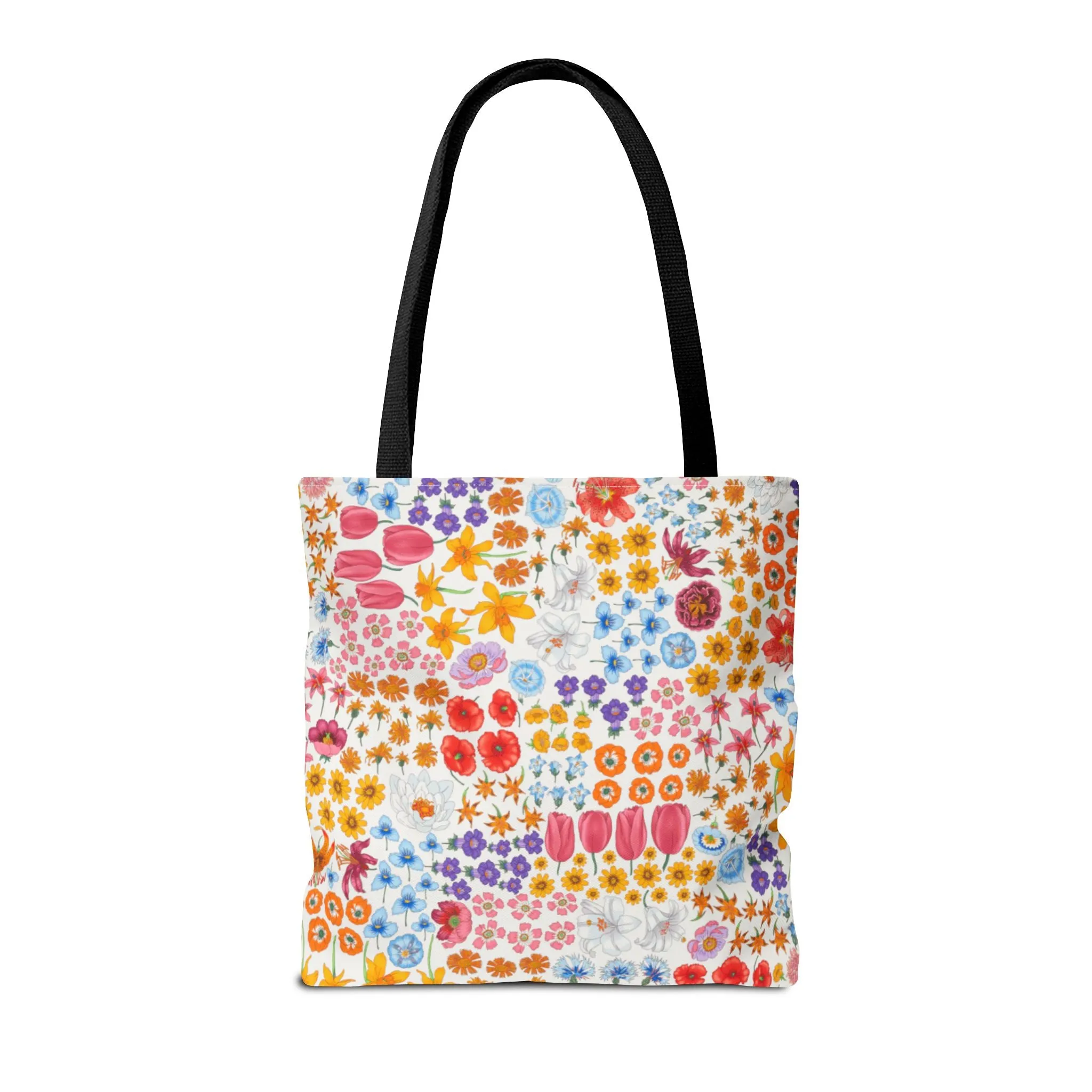 Colorful Floral Tote Bag for Everyday Use "Flora" Design!