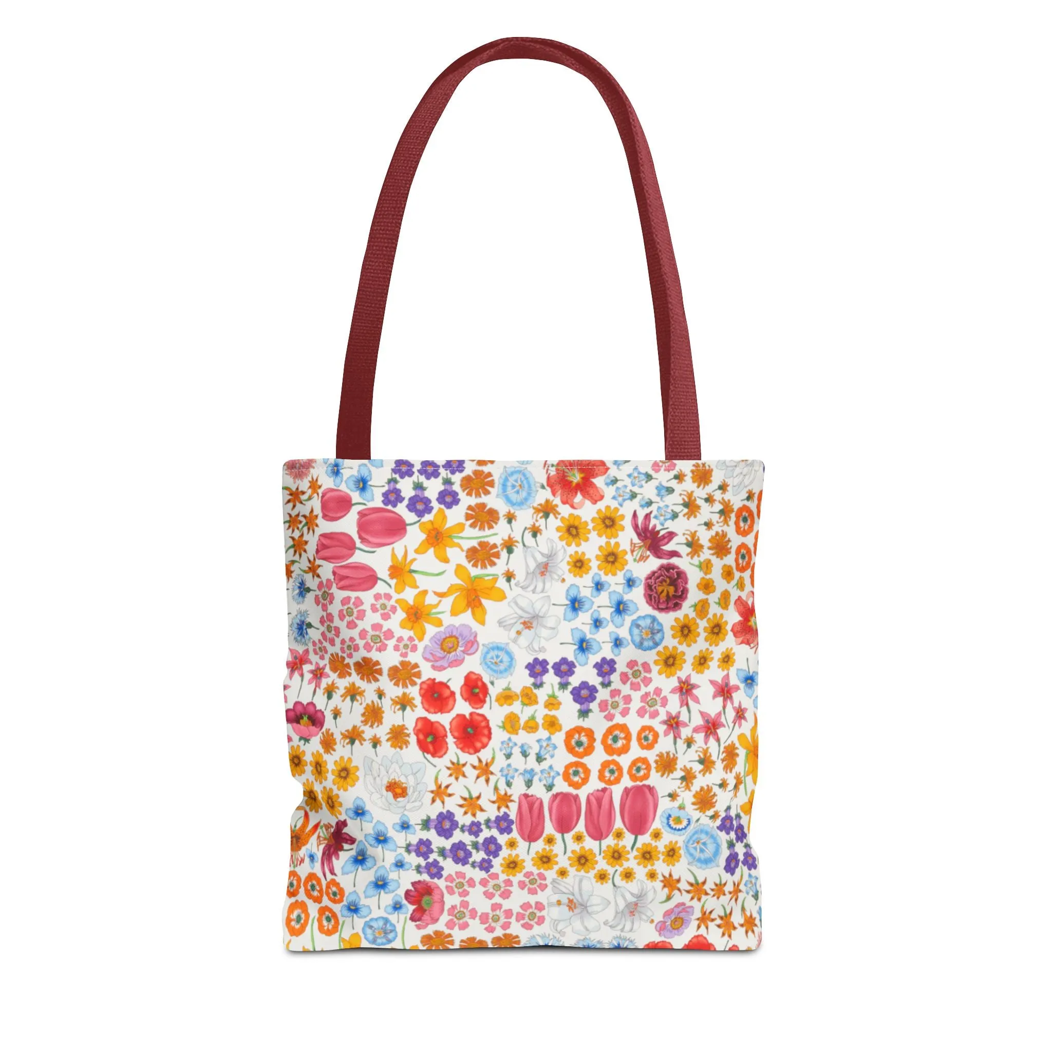 Colorful Floral Tote Bag for Everyday Use "Flora" Design!