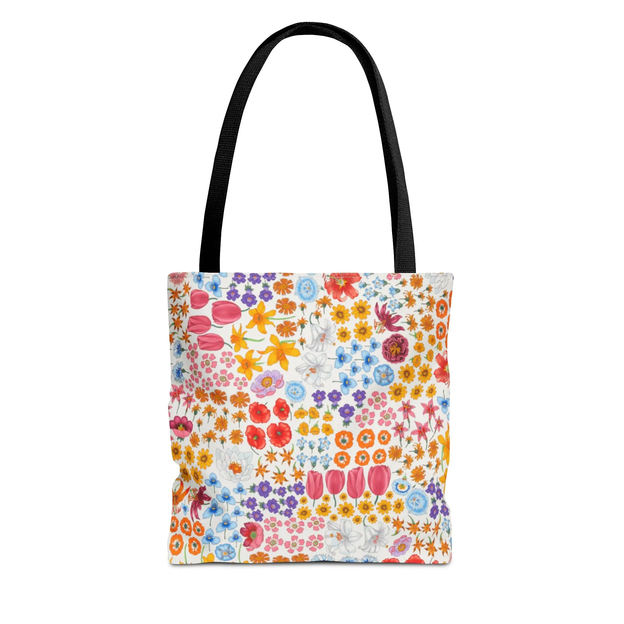 Colorful Floral Tote Bag for Everyday Use "Flora" Design!