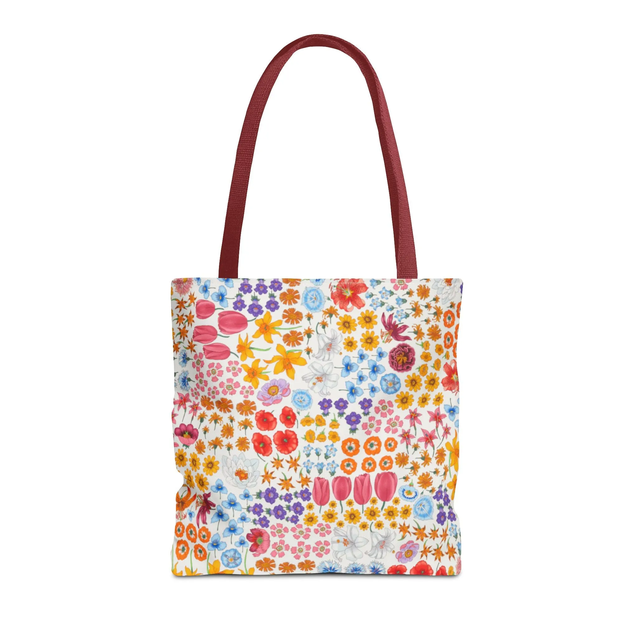 Colorful Floral Tote Bag for Everyday Use "Flora" Design!