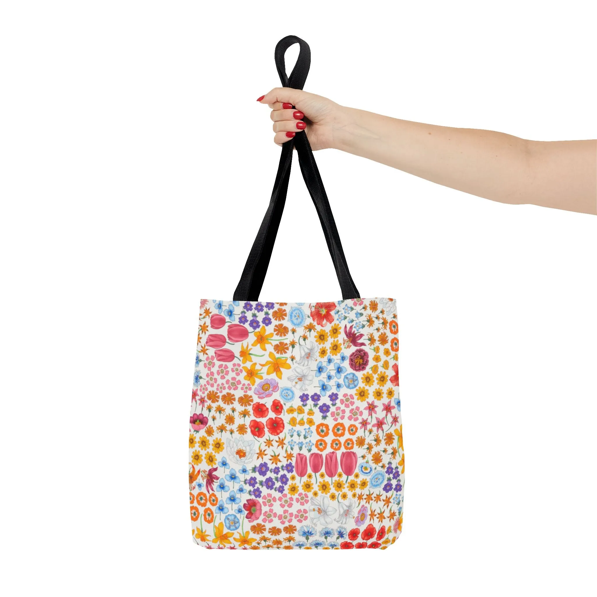 Colorful Floral Tote Bag for Everyday Use "Flora" Design!