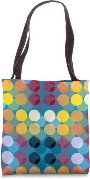 Colorful Polka Dot Design Tote Bag