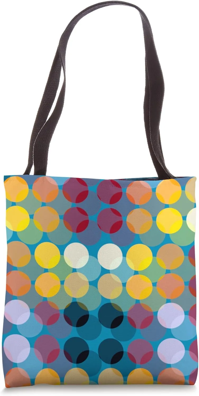 Colorful Polka Dot Design Tote Bag