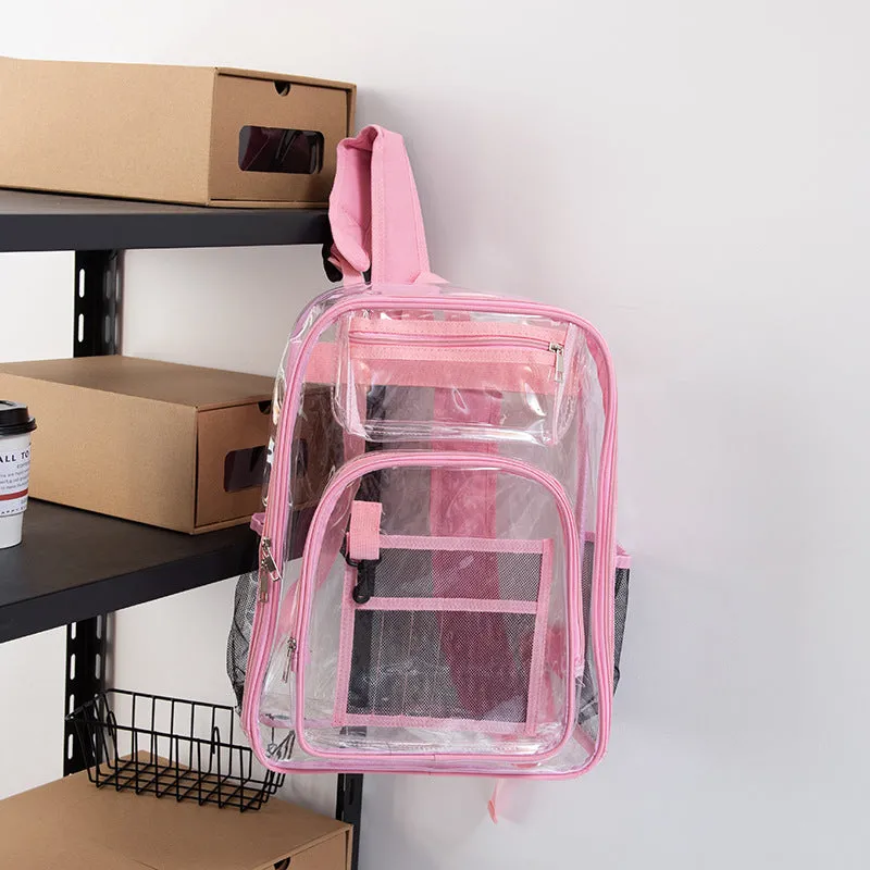 Comfortable Attractive Beautiful Large Capacity Transparent Backpacks
