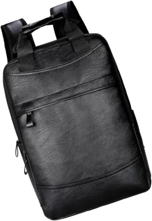Computer Bag Fashion Design Men's Casual Satchel Black for Work Travel School