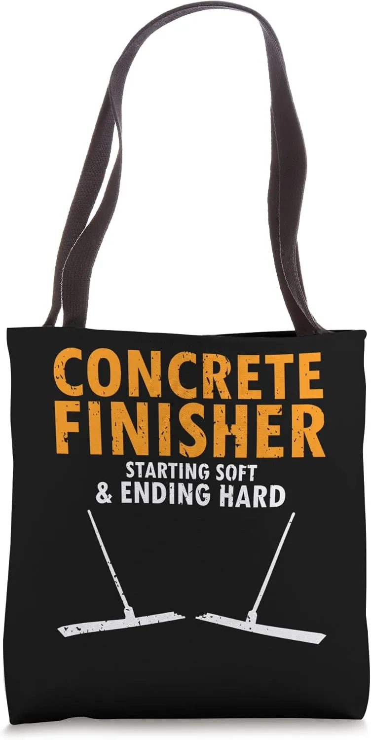 Concrete Finisher Design for Construction Cement Worker Tote Bag