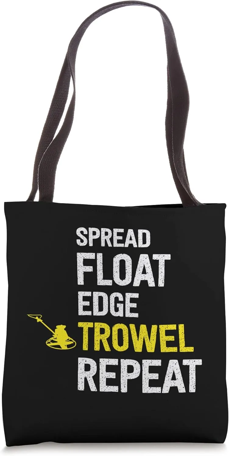 Concrete Finisher Design for Construction Cement Worker Tote Bag