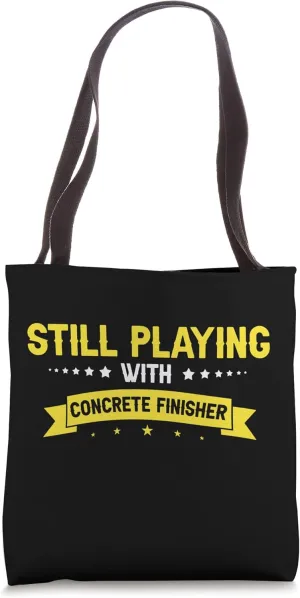 Concrete Finisher Design for Construction Cement Worker Tote Bag