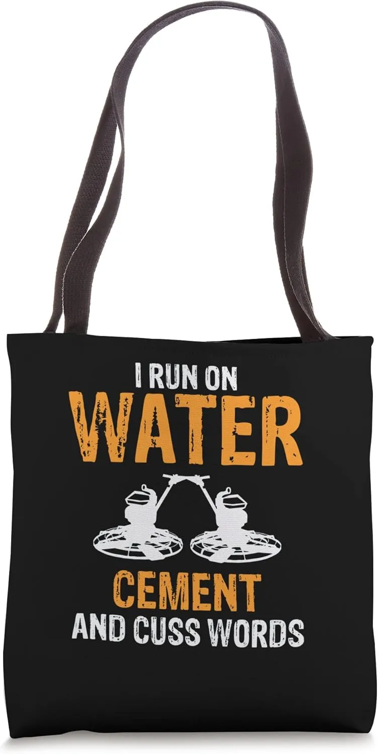 Concrete Finisher Design for Construction Cement Worker Tote Bag
