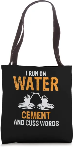 Concrete Finisher Design for Construction Cement Worker Tote Bag