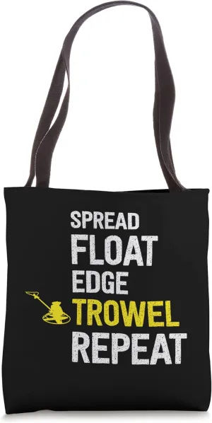 Concrete Finisher Design for Construction Cement Worker Tote Bag