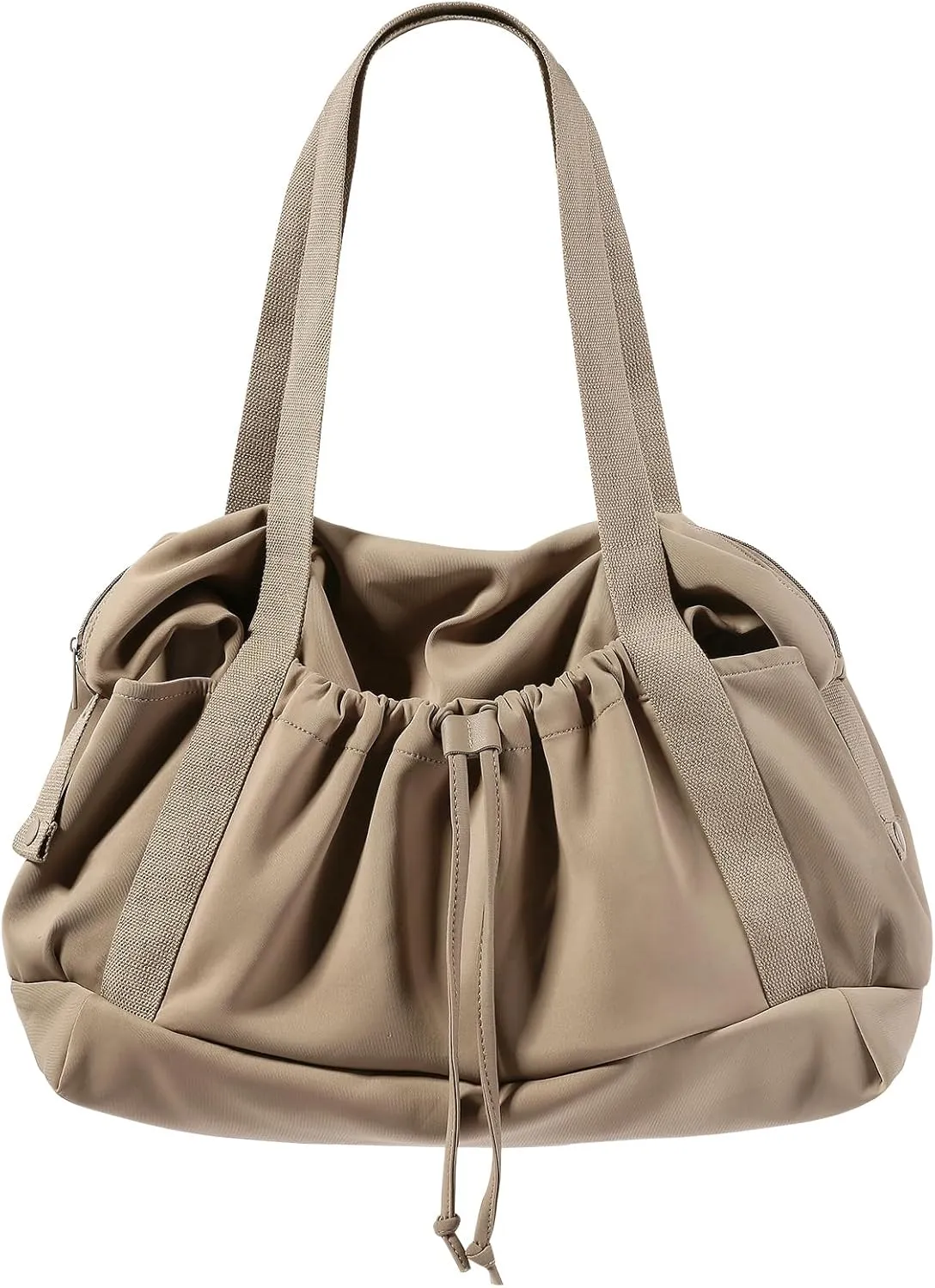 CONTAIL 33L Foldable Soft Neoprene Scuba Fabric Tote Bag,Lightweight Women Shoulder Bag,Convertible Small Handbag