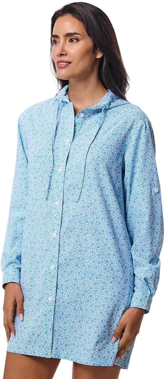 Coolibar UPF 50  Women's Iztapa Beach Shirt - Sun Protective