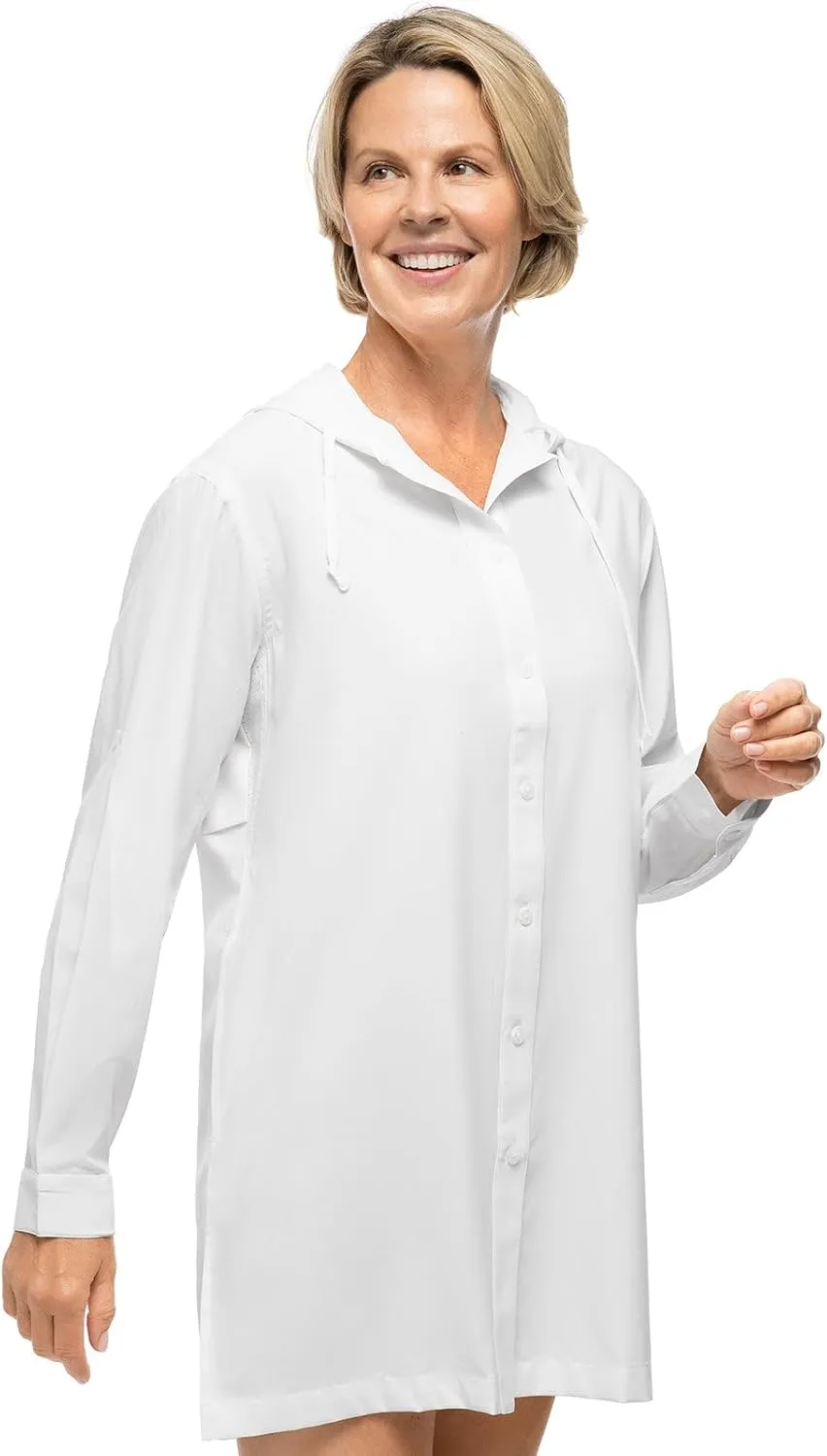 Coolibar UPF 50  Women's Iztapa Beach Shirt - Sun Protective