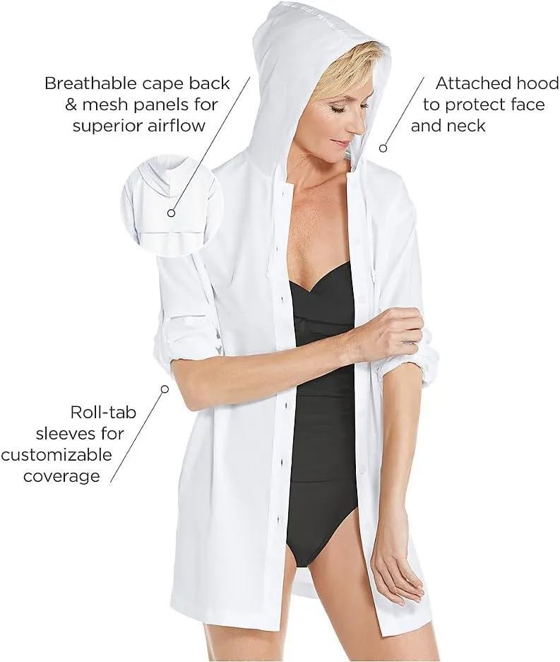 Coolibar UPF 50  Women's Iztapa Beach Shirt - Sun Protective