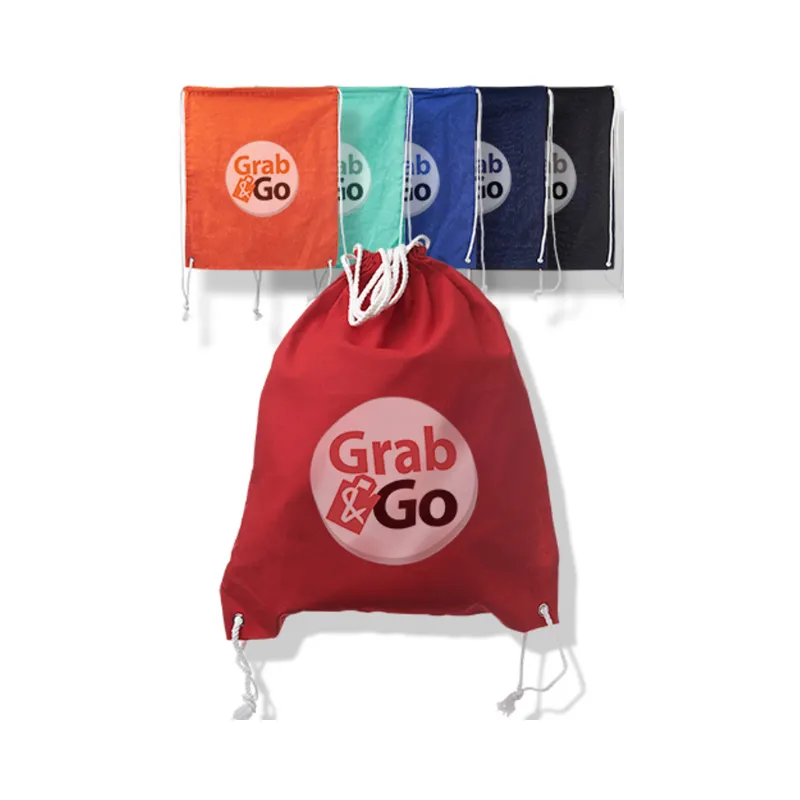 Cotton Drawstring Tote Bags