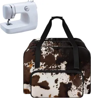 Cowhide Yarn Bag for Crochet Accessories, Portable Knitting Bag Crochet Yarn Project Bag for Womens On the Go, Crochet Gifts for Mother Wife