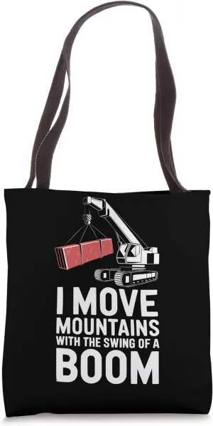 Crane Operator Job Profession Construction Worker Tote Bag