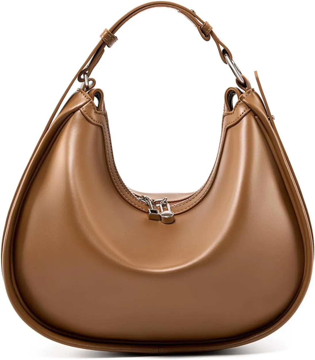 Crossbody Bag for Women Crescent Purse Trendy Shoulder Bag Handbag with Adjustable Strap
