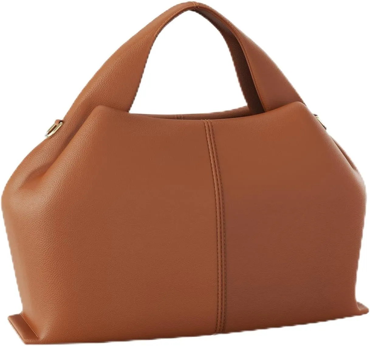 Crossbody Bag Purse Satchel Handbag for Women Leather Shoulder Bag Chic Dumpling Cloud Bag with Removable Strap