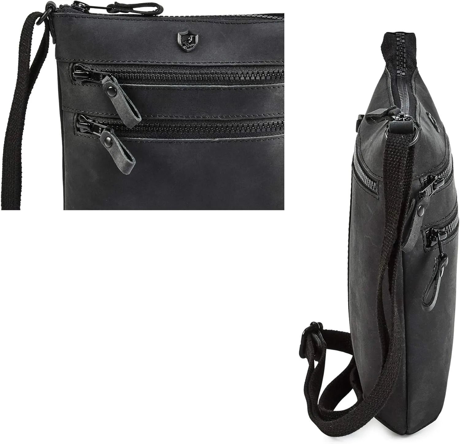 Crossbody Sling Bag for Women Small Real Leather Purse Vintage Travel Crossover Shoulder Bag Handmade