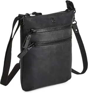 Crossbody Sling Bag for Women Small Real Leather Purse Vintage Travel Crossover Shoulder Bag Handmade