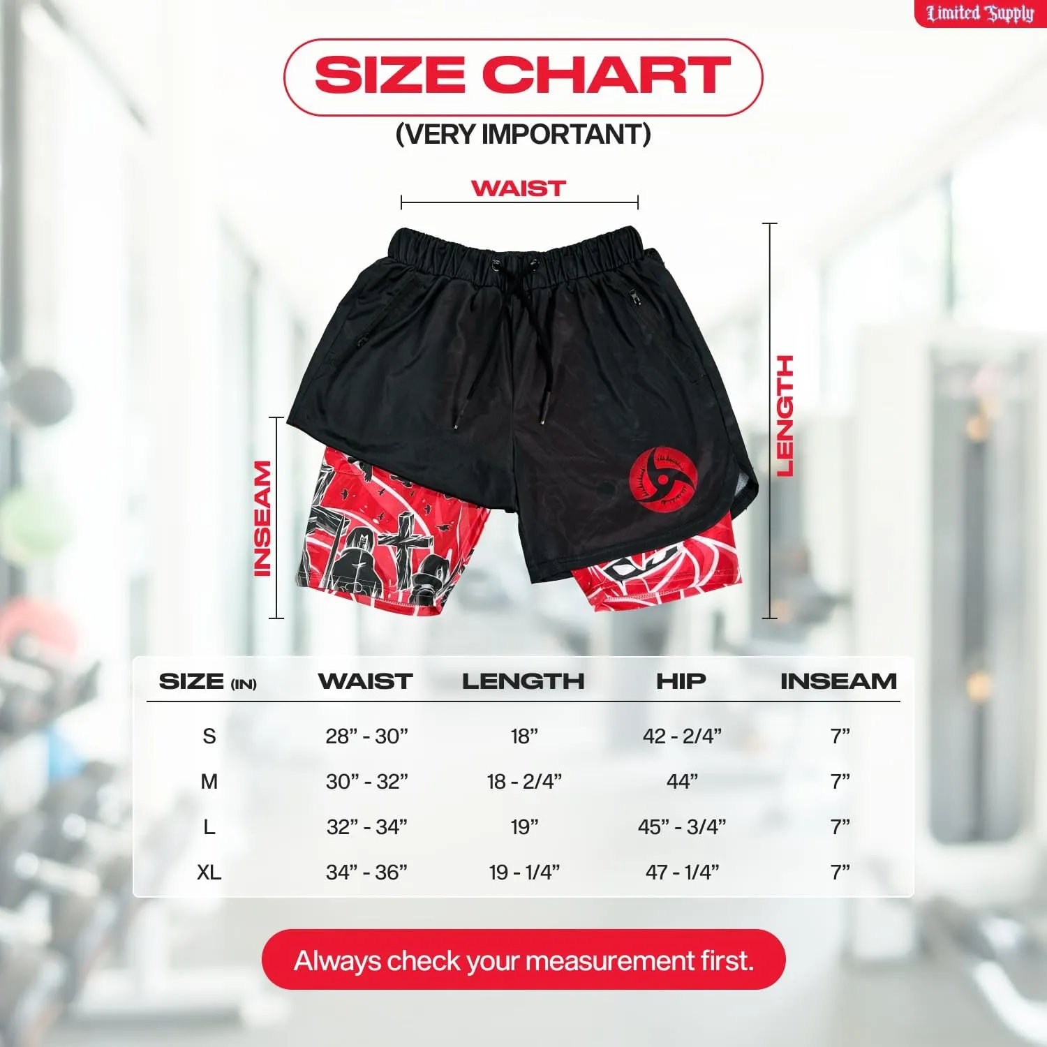 CROWN Anime Shorts - Breathable Stretch Compression Gym Mesh Short with Pockets and Towel Holder