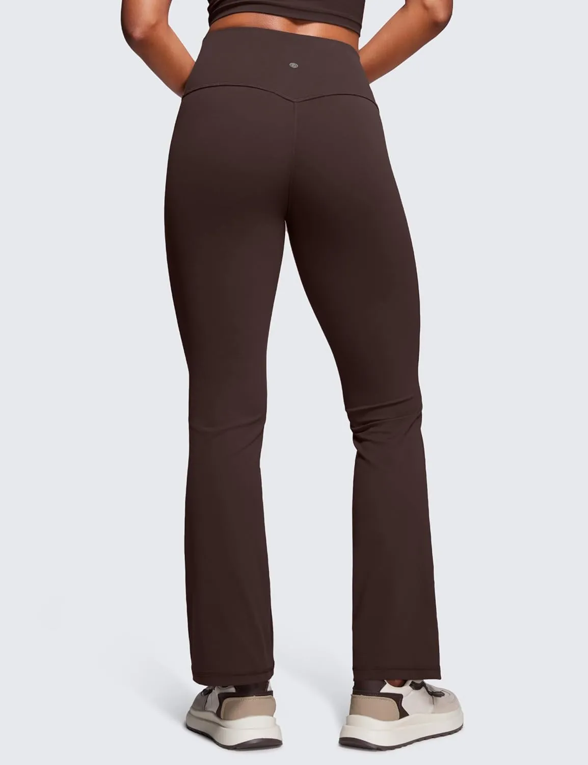 CRZ YOGA Womens Butterluxe High Waist Flare Pants 29" / 30.5" / 32" / 33.5" - Yoga Bootcut Wide Leg with Pocket Lounge