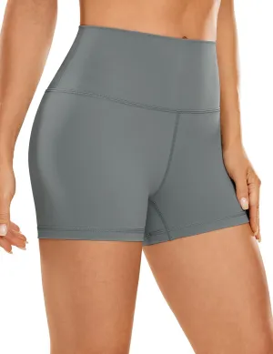 CRZ YOGA Women's Naked Feeling Biker Shorts - 3 Inches High Waisted Yoga Workout Running Spandex