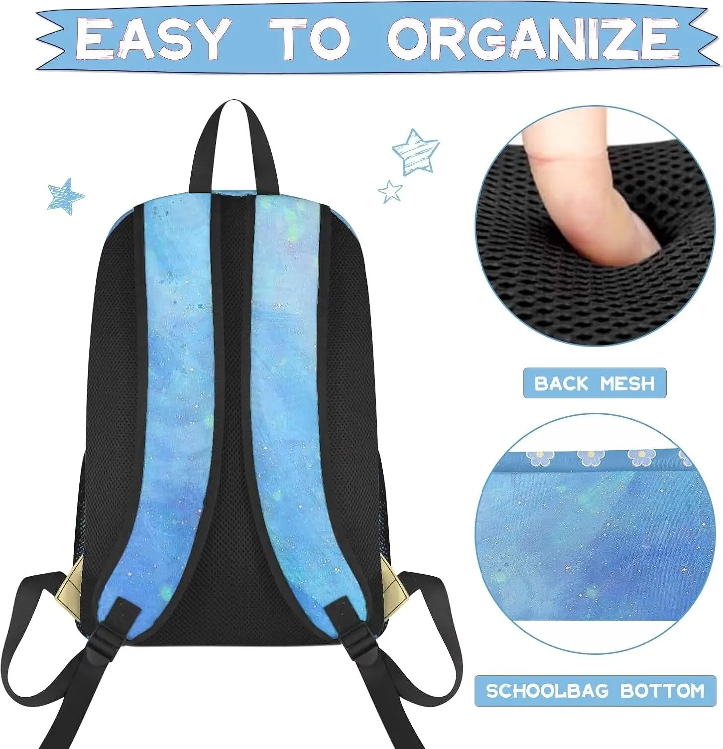 Custom Backpack for Kids Girls Boys with Name Personalized Kids Backpack for Girls School Backpack with Lunch Bag Customized Book Bags for School Travel Hiking Outdoor