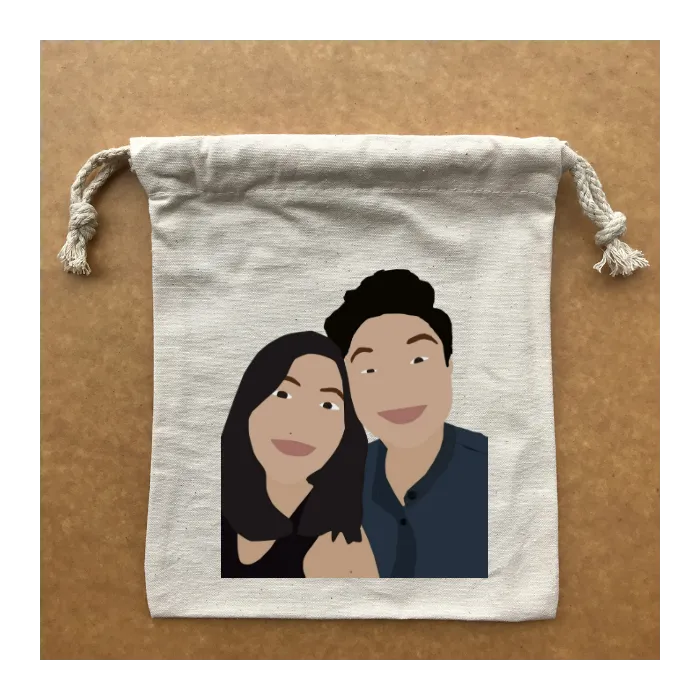 Custom Drawstring Bag 53 (19x24cm, 8 Oz)