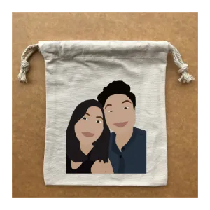 Custom Drawstring Bag 53 (19x24cm, 8 Oz)