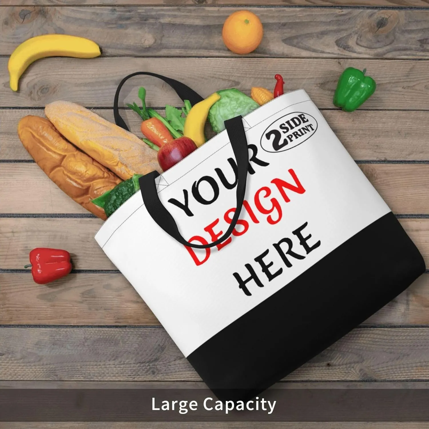 Custom Tote Bags Custom Bag Add Your Design For Business Work Travel Personalized Shoulder Bag
