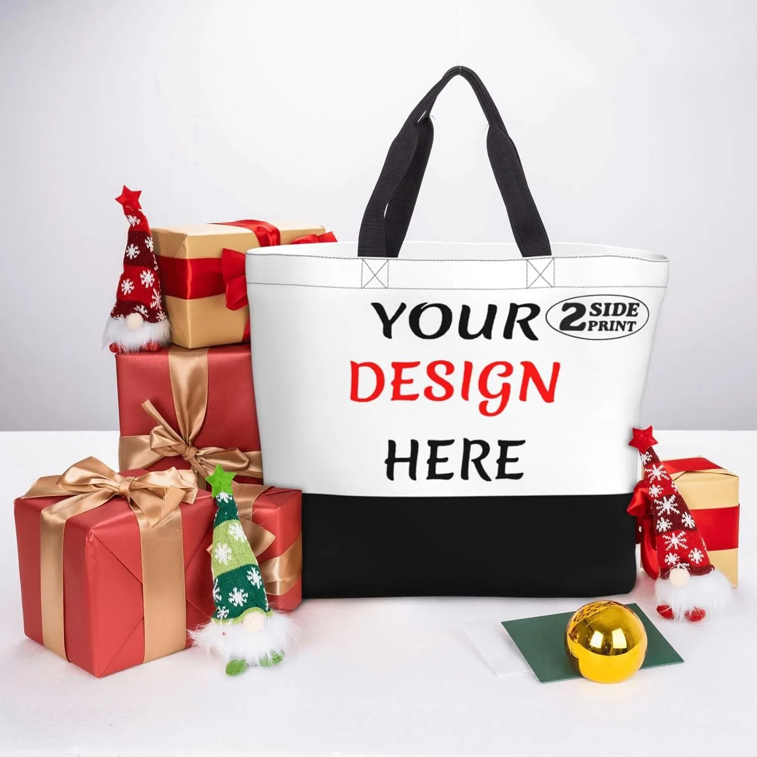 Custom Tote Bags Custom Bag Add Your Design For Business Work Travel Personalized Shoulder Bag