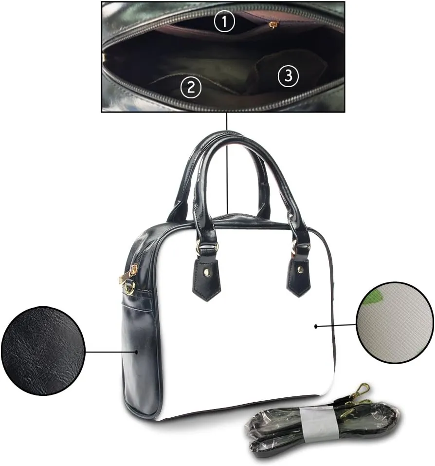 Customized Satchel Purses and Handbags Set Womens Satchel Handbag Personalized Name Purse Tote Bag Set