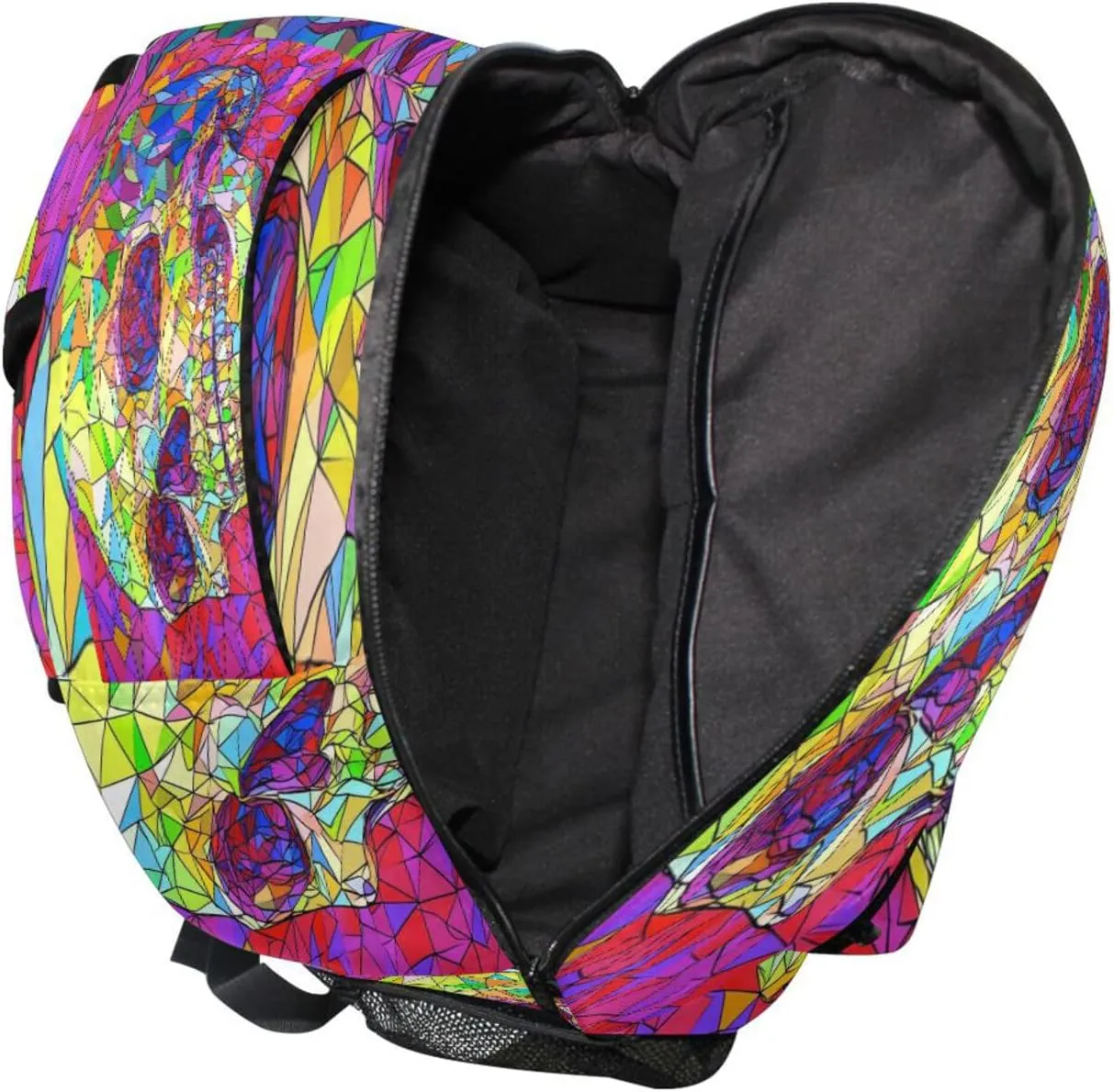Cute Backpack for Teenager Fashion Sports Backpack with Chest Strap Gift Men & Women Skull Halloween Skeleton