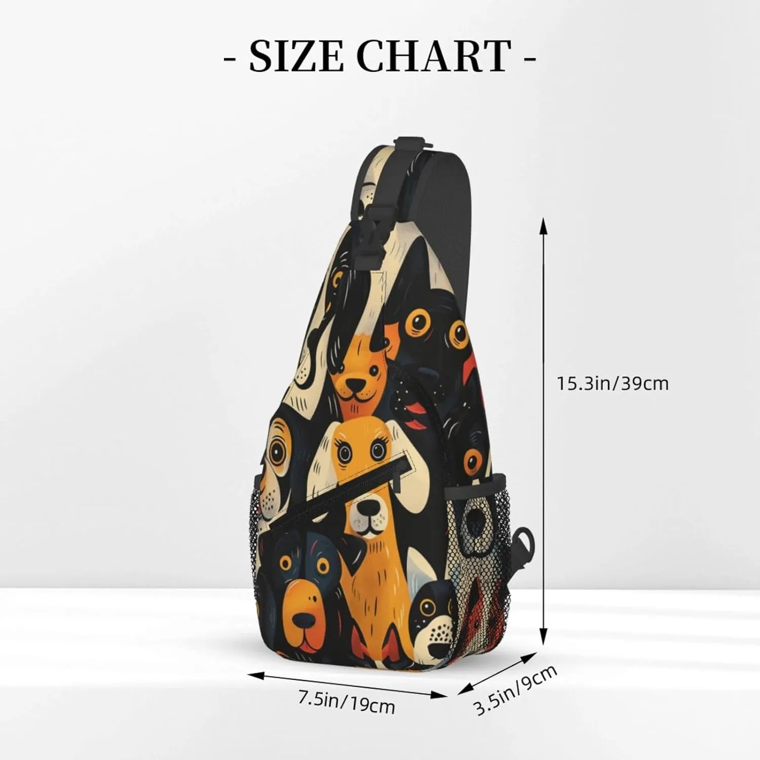 Cute Labrador Retriever Outdoor Crossbody Shoulder Bag For Unisex Young Adult Hiking Bicycling
