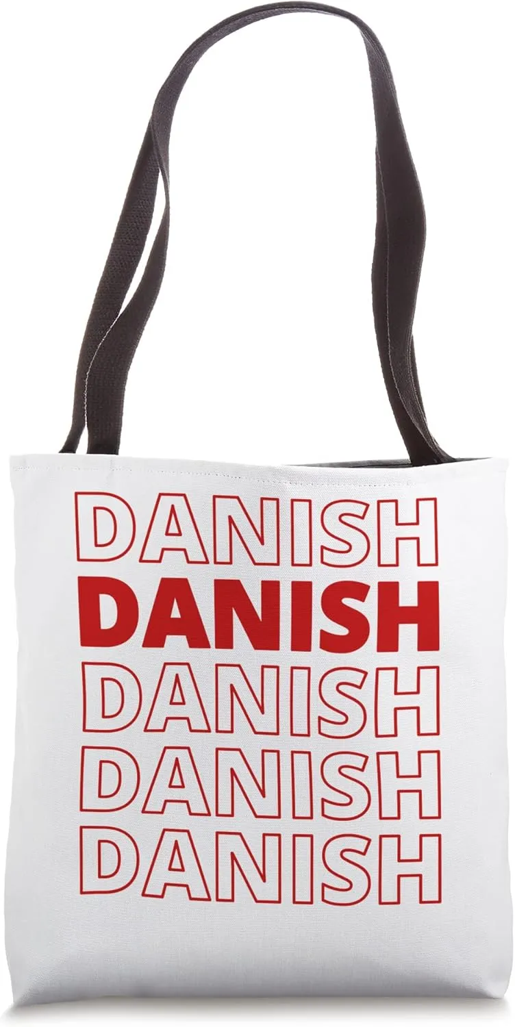 Danish Heritage Roots Aesthetic Modern Design Tote Bag